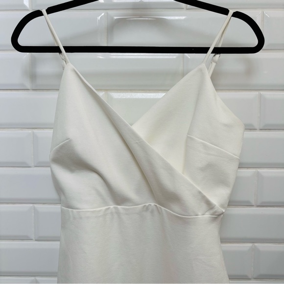 Lulus Women’s Large Sealed With a Kiss White Ruffled Bodycon Dress - Picture 7 of 14